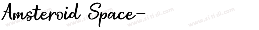 Amsteroid Space字体转换